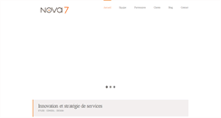 Desktop Screenshot of nova7.fr