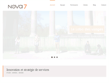 Tablet Screenshot of nova7.fr